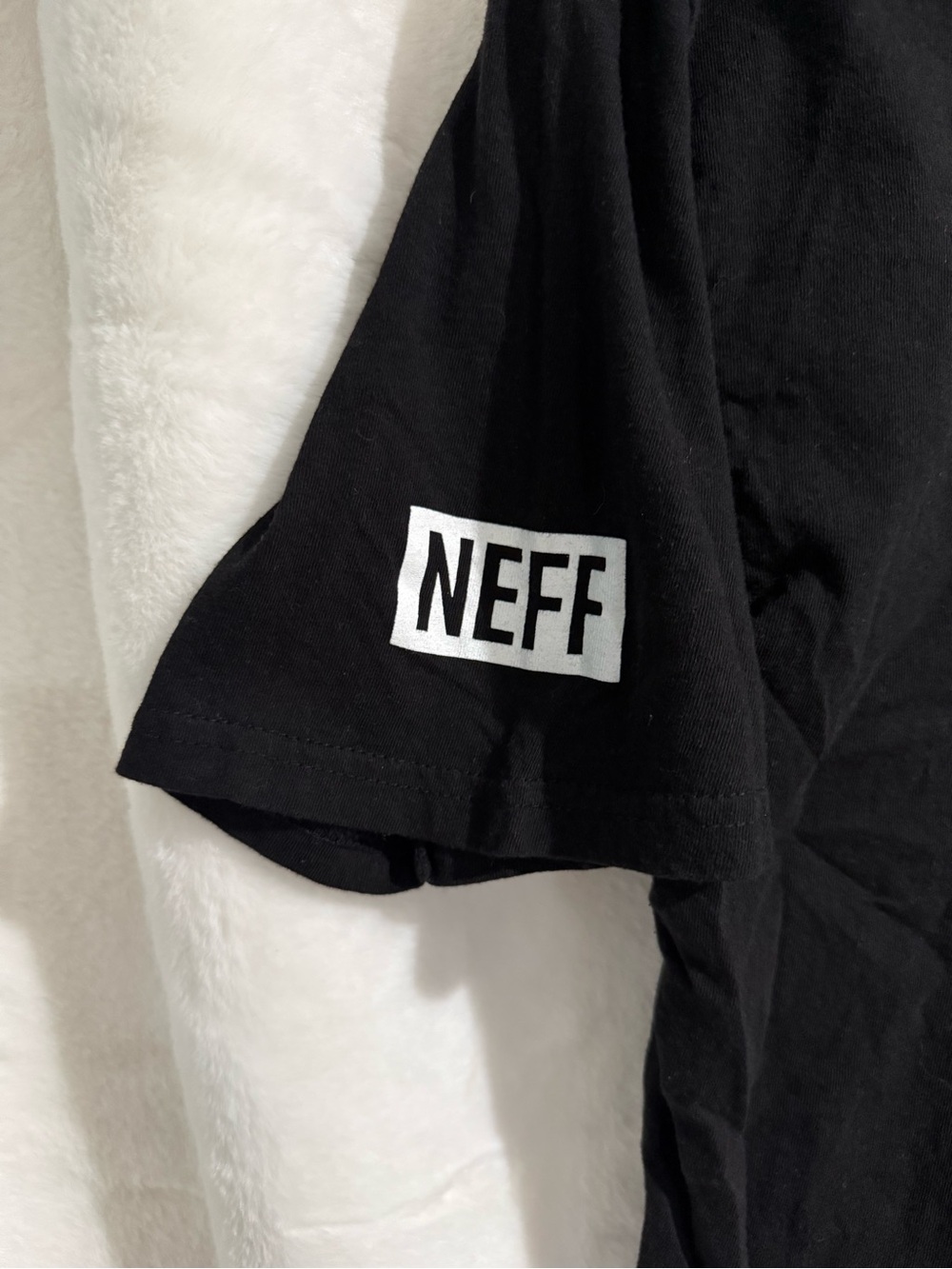 Disney Black Crewneck Tee with Printed Interior Label - Picture 4 of 4